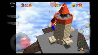 S&uuml;per mario 64 star tutorial Fall onto the caged ısland