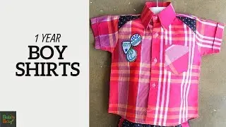 1 Year Boy Shirt Cutting and Stitching