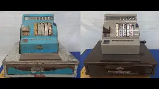 Restauro Caixa Registradora NCR anos 1950´s - Ophicina São Paulo Antiga -Restaurações