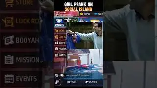 Girl Prank In Social Island 😁 #ffshorts #garenafreefire #freefireshorts #freefire