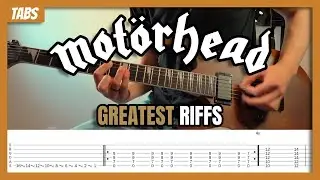 The 10 GREATEST Mot&ouml;rhead RIFFS! | +Tabs