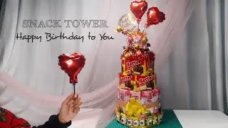 Snack Tower - Snack Tart Ulang Tahun | TANPA KERANGKA KARDUS