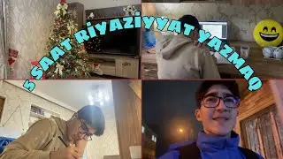 5 saat riyaziyyat yazmaq