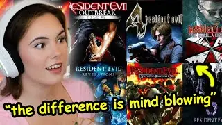 I REACTED TO THE ENTIRE COLLECTION OF RESIDENT EVIL GAMES