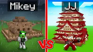 Mikey POOR vs JJ RICH NINJA KINGDOM Battle in Minecraft (Maizen)
