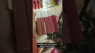 Maybelline New York Superstay Matte Ink Liquid Lipstick Swatches And Review #maybelline