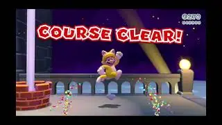Super Mario 3D World World's 5, 6, Castle, Bowser 100%