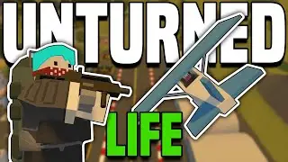 CRASH LANDING IN THE SAFE ZONE!! (Unturned life Roleplay #6)