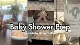 Baby Shower Prep // Set up a Baby Shower with me