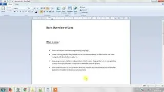 Introduction of Java