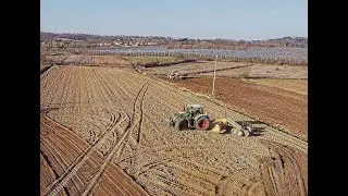 Fendt 724 + Mara 5 mt | Claas Arion 550 + Moro Spider 7 ancore |Livellatura + Ripuntatura|