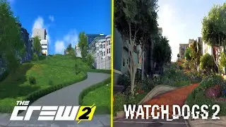 The Crew 2 vs Watch Dogs 2 - San Francisco Map Comparison