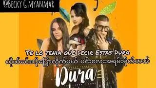 Daddy yankee &times;Bad Bunny &times; Becky G&times;Natti Natasha.  DURA (Remix) MM SUB