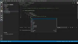 Python Basics | Python program that prints all unique combinations of three numbers