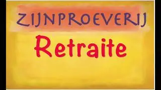 promo ZijnProeverij retraite mei'18