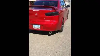 2015 lancer gt straight piped