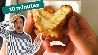 Beignets de fromage avec 2 ingrédients seulement - Recette express et facile à faire en 10 minutes