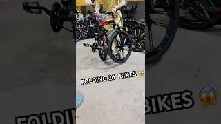 FOLDING 26&rdquo; BIKES 🥵🥵 #viralshorts #shorts #viral #trendingshorts #cycling #unfrezzmyaccount