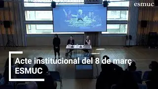 Acte institucional del 8 de mar&ccedil; | Linda Merrick | ESMUC