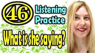What is she saying?(46) (Listening Practice) [ ForB English Lesson ]