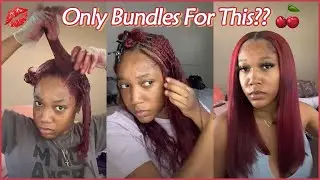 #Elfinhair Review💝 Cheap Hair Bundles Sew In With Leave Out~ Thats Really Natural Looking!