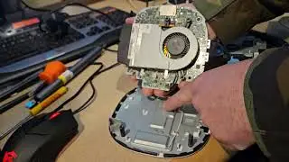 Taking apart Hewlett-Packard HP Pavilion mini desktop 300 - 030
