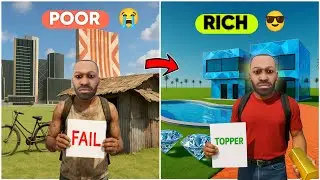 FRANKLIN JOURNEY ~ POOR STUDENT VS RICH STUDENT IN INDIAN BIKE DRIVING || GTA V GAME 