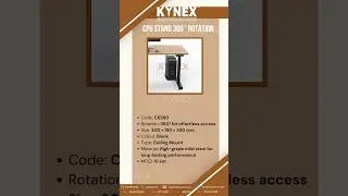 KYNEX - CPU Stand 360 Degree Rotation