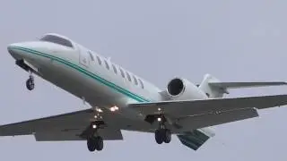 Aero Dienst Learjet 45 D-CLMS approaching at Berlin Tegel Airport