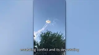 Dramatic Hezbollah Rocket Launches and Strikes on Israel | Intense Border Conflict Footage