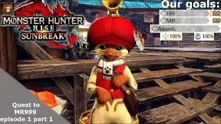 Quest to complete the guild card and get to MR999 (episode 1 part 1)
