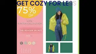 🎨 Social Media Post Animation &ndash; Jacket Sale Ad