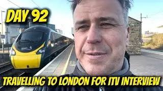 DAY 92: TRAVELLING TO LONDON FOR AN INTERVIEW ON GOOD MORNING BRITAIN! #itv #interview #tv