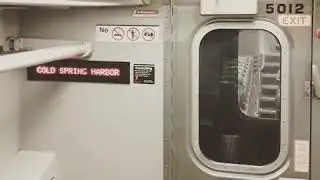 LIRR: Hicksville bound train at Cold Spring Harbor announcement [on C3 BiLevel #5012]