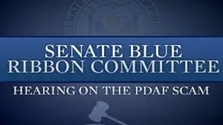 Livestream: Senate hearing on PDAF scam (Sept. 26, 2013)