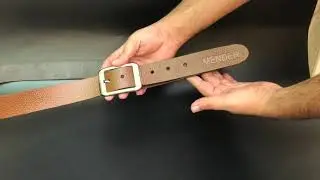 Luxury leather fashion accessories by artisans | Golden brown belt