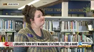 Libraries turn into warming stations to lend a hand