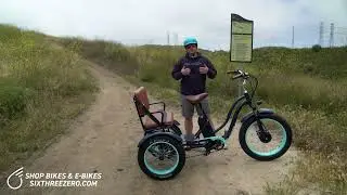 Fat Tire Electric Trike That Can Off Road! Oh, and Carry Passengers! E Rickshaw for Paved & Trails