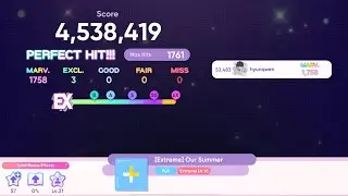 TXT - Our Summer EXTREME Ver. (Super hard mode - all excellent) | Rhythm Hive gameplay