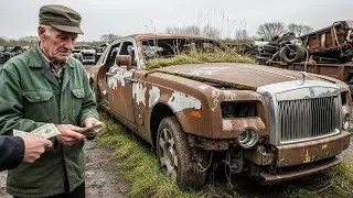 ASMR Car Restoration! 1962 Rolls-Royce Phantom V Full Restoration from Abandoned State to USA