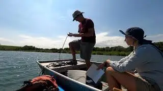 Measuring photosynthetically active radiation (PAR) with depth