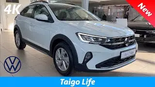 VW Taigo Life 2022 - ПЕРВЫЙ взгляд в 4K | Экстерьер - Интерьер (детали), Грузовое пространство, Цена
