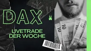 DAX-Livetrade 📈 Gap-close verpasst, neues Setup, Positionsmanagement in 4 Minuten geschnitten 📉