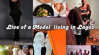 Model living: Lagos Fashion Week,Shooting with a very big designer,shopping  #modeling#lifeofamodel 