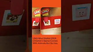 UNO Moo!   Mattel 2008 Children's Game Comes With Animals But No Hay
