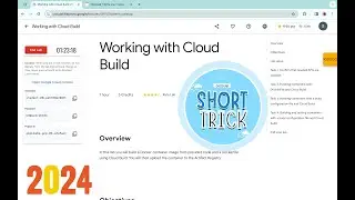 [2024] Working with Cloud Build || #qwiklabs || #coursera  ||  [With Explanation🗣️]