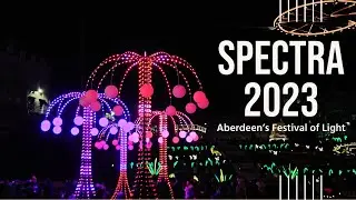 Spectra 2023 - Aberdeen's Festival of Light at Union Terrace Gardens & Marischal College