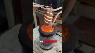 Melting Metal with Induction Heat in 20 Seconds! 🔥⚙️✅