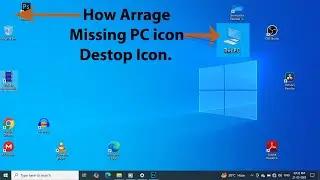 How To Show PC Icon On Desktop in windows 10 Hindi | windows 10 desktop icons not showing | PC icon