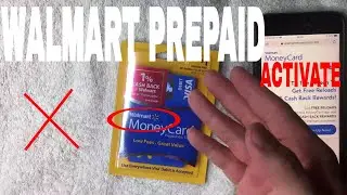 ✅ Как активировать предоплаченную дебетовую карту Walmart Money Card 🔴